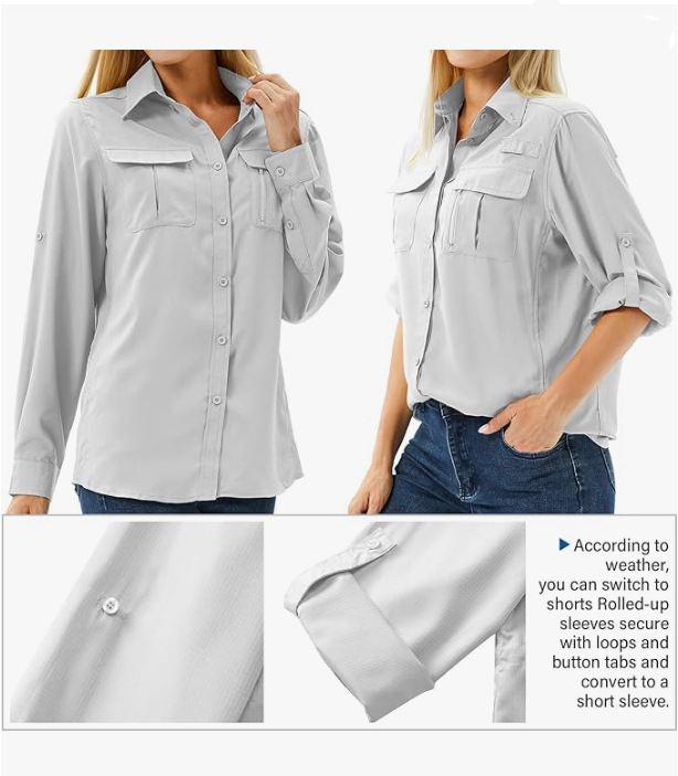 Women's Quick Drying Breathable Stretch Shirt Uv Protective Top_voghion.com