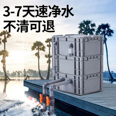 turnover box Filter box Yuchi Water Cycle system fish tank Trickle device Swamp outdoors pool Trickle