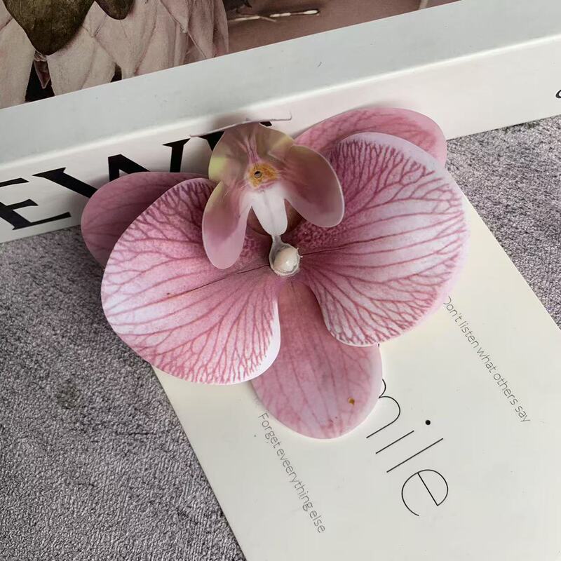 ネット赤蝶蘭花頭3dプリントフィルムシミュレーションdiyカード装飾花9センチお土産喜糖箱|undefined