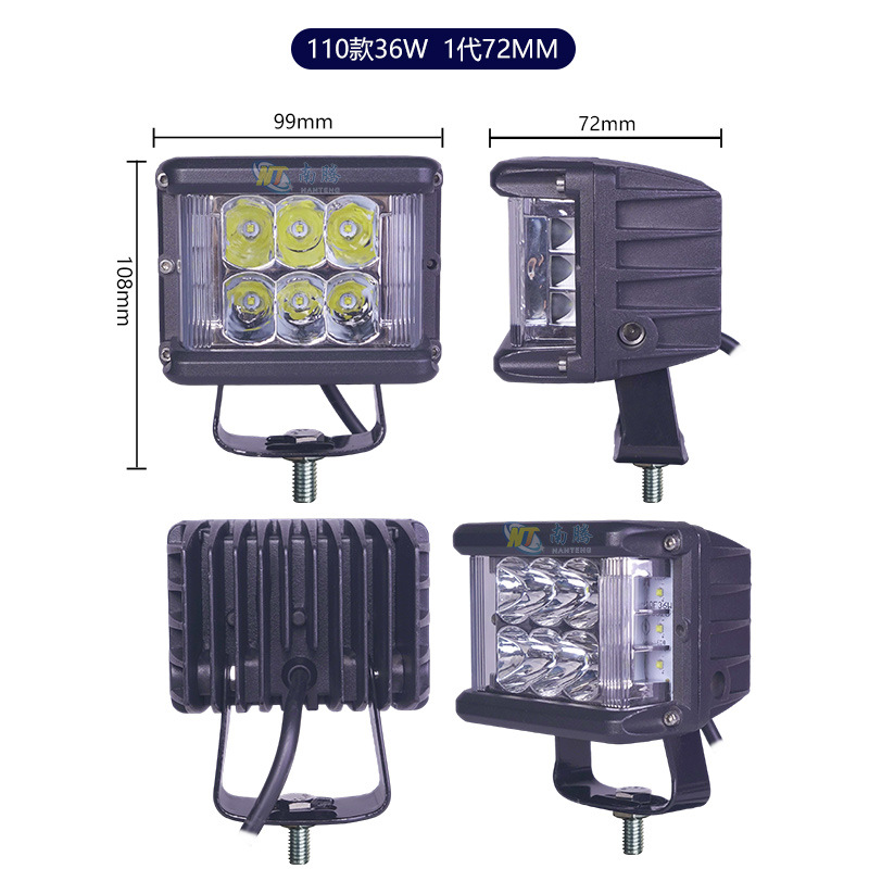 3 pulgadas cuadrado LED45W luz de trabajo luz del coche luz del vehículo todoterreno Luz de camión luz de flash luz auxiliar Luz de marcha atrás