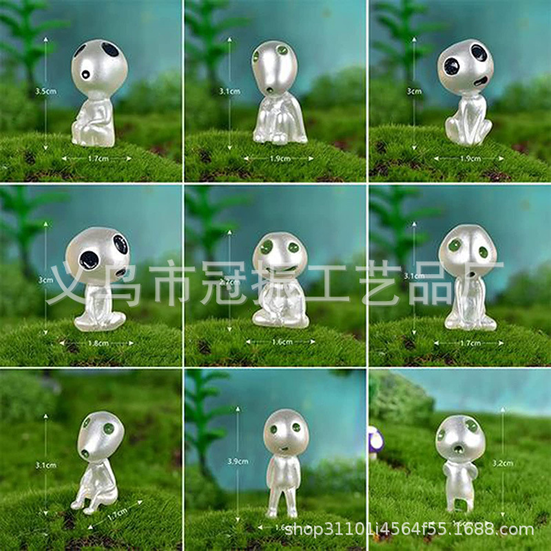 Transfronterizo luminoso Halloween jardín Hada decoración diseño micro paisaje decoración jardín decoración luminosa Decoración