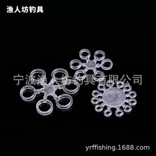 Carp Fishing Library Fishing European Style Fishing Method Pill-Shaped Bait Bar Fishing Accessories Round Set Bait Ring Snowflake