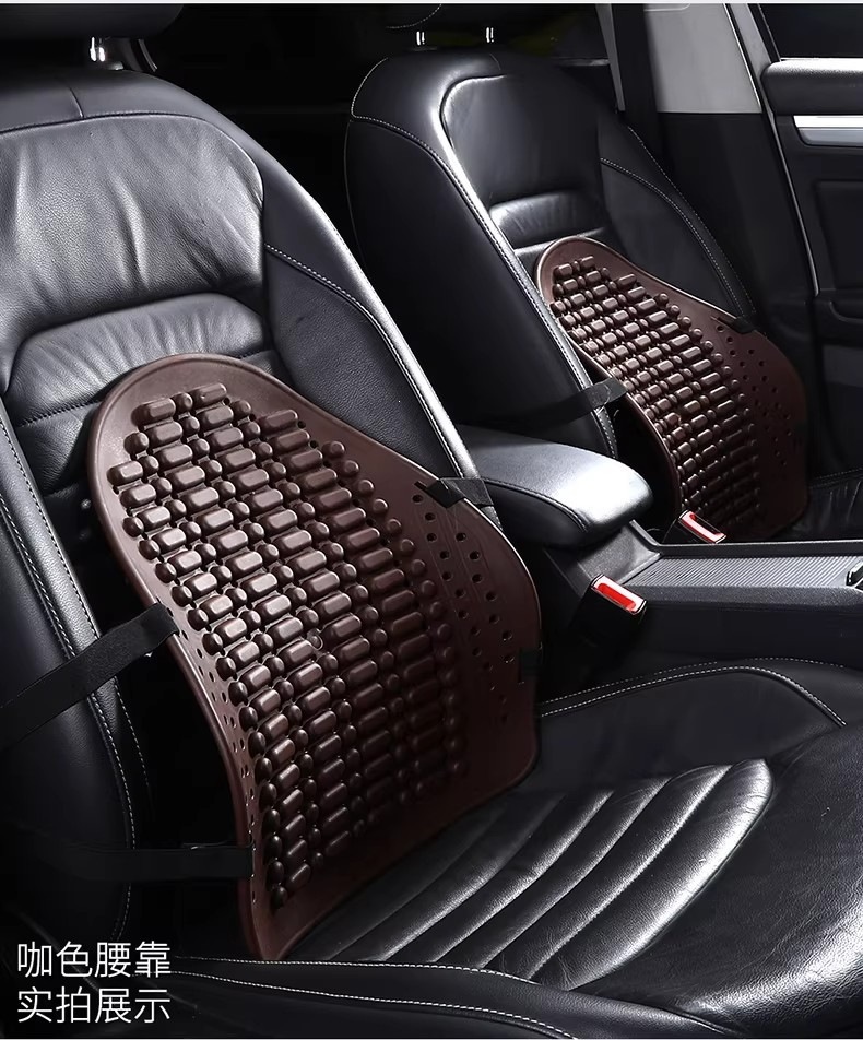 Car Lumbar Support Cushion for Office Seats, Breathable Backrest Cushion for Summer Use