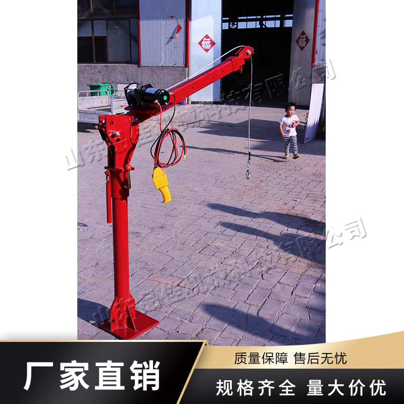 货车用随车吊液压小吊机 皮卡货车小型吊运机 四柱全自动吊运机