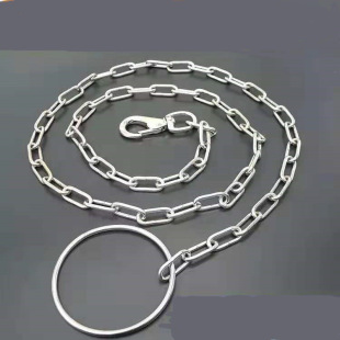 Stainless steel dog leash 1.8 m seamless welding anti-rust DEMU Casero large dog chain pet rope