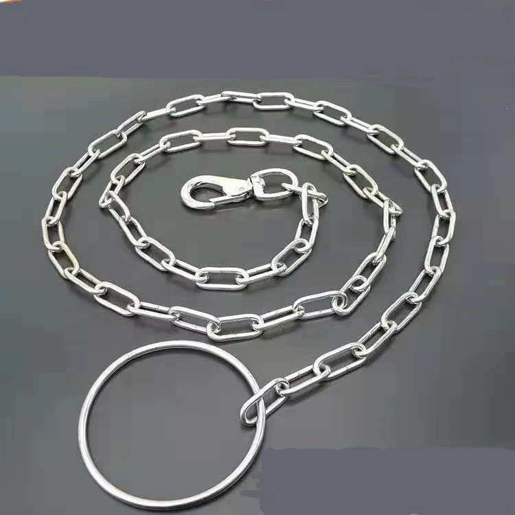 Поводок из нержавеющей стали 1,8 м бесшовная Сварка Антикоррозийная DEMU Casero большая цепь для собак веревка для домашних животных