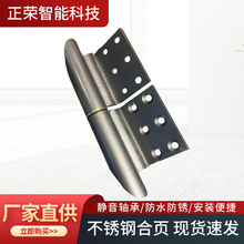 跨境加厚枪灰色卡门铰加厚不锈钢如意合页卡门铰链防盗门重型铰链