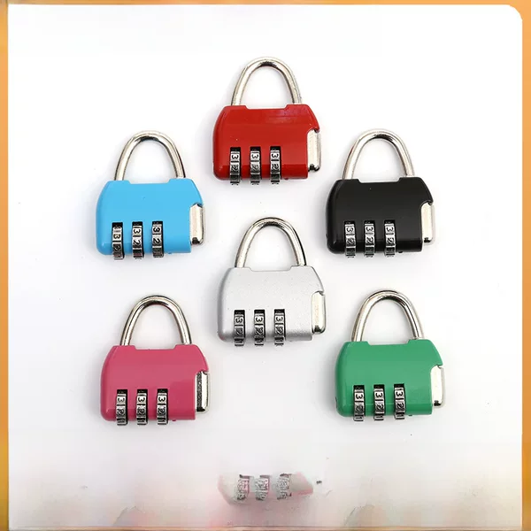 Zinc Alloy Luggage Password Lock Backpack Suitcase Mini Password Padlock Student Dormitory Door Lock Cabinet Lock