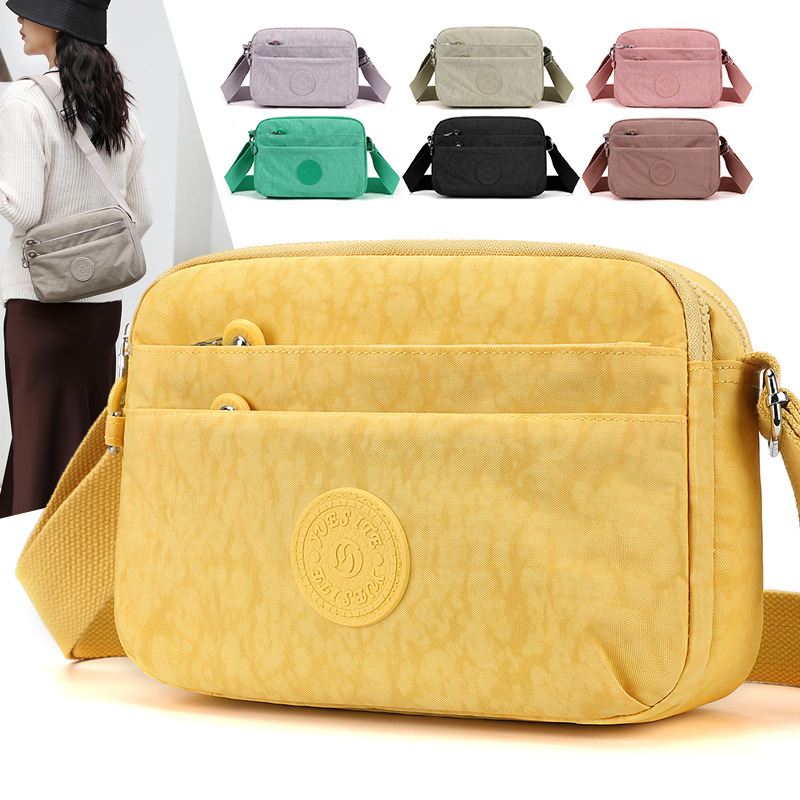 Crossbody Bag Women's 2024 Autumn New Women's Bag Cross-border Fashion Casual Nylon Small Bag Mother's Bag Shoulder Bag