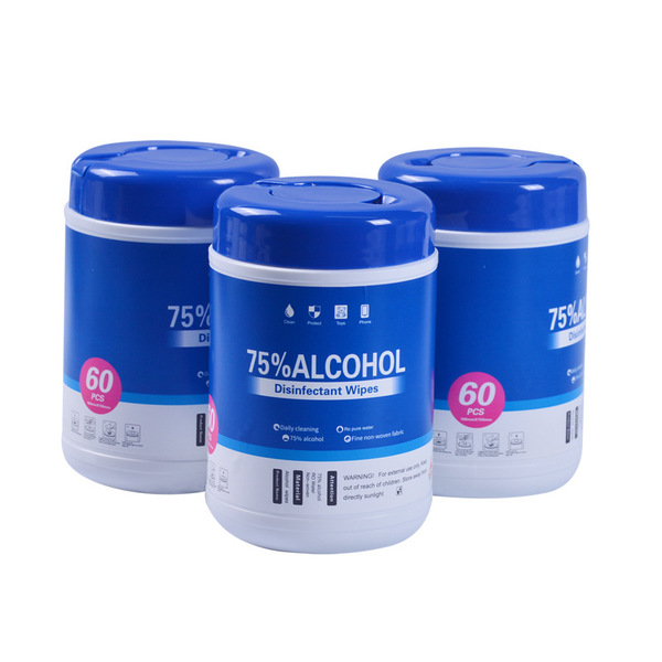 Alcohol wipes bucket