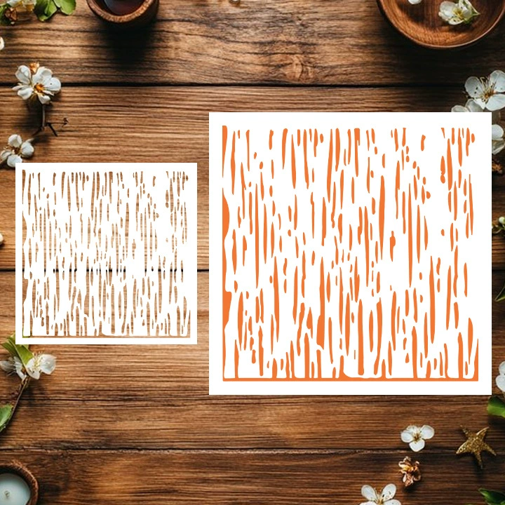 Трансграничная доставка, ручная бухгалтерская книга, вырезанная гравировка, ПЭТ-пластиковая защитная панель, ручная роспись, граффити, спрей, декоративный шаблон диаграммы капель дождя