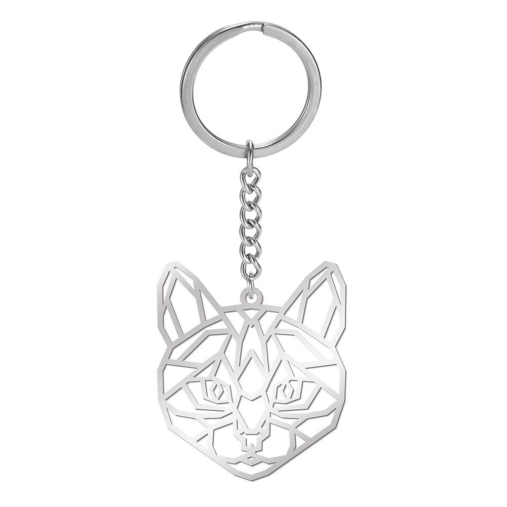Daily Occasion Fashion Animal Stainless Steel Plating Bag Pendant Keychain
