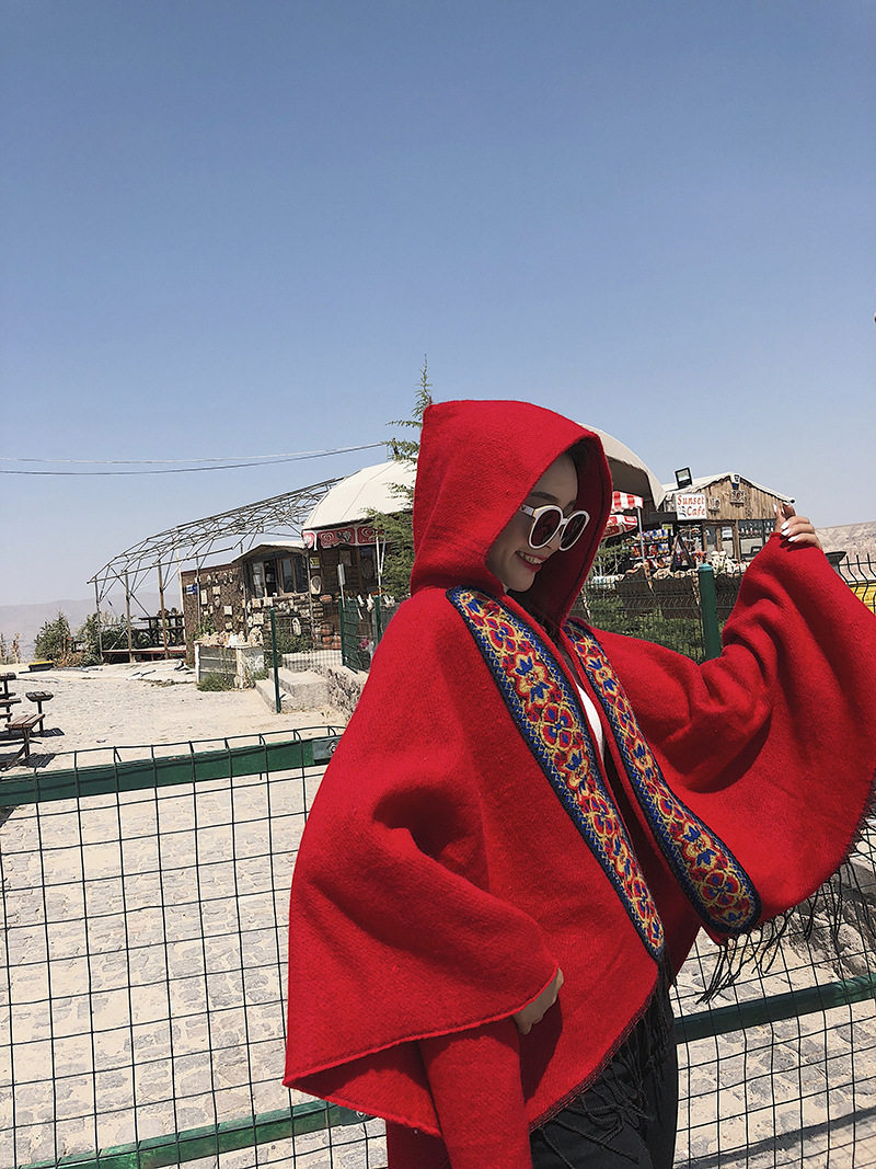 民族风披肩女 1