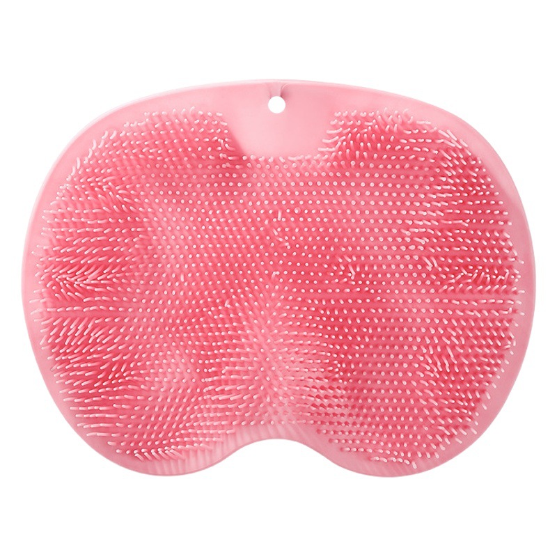 Multifuncional baño frotamiento artefacto espalda frotamiento masaje de pies baño antideslizante estera piel muerta eliminación perezoso cepillo de baño doméstico con ventosa