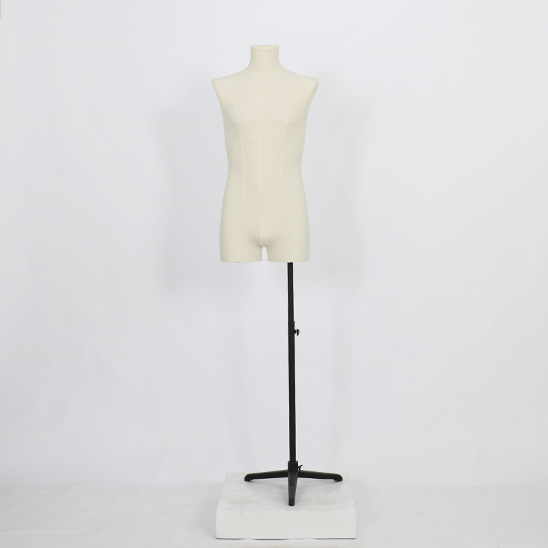 Tienda de ropa de moda marca de hombres modelo apoyos medio cuerpo de la ventana soporte de exhibición de cuerpo completo falso muñeca de los hombres