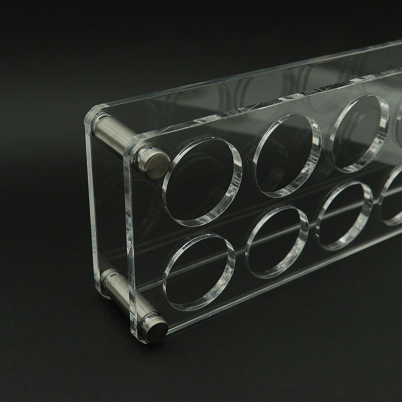 Acrílico transparente multi-rejilla soporte de exhibición de licor titular de la taza de bala una taza de vino extranjero etiqueta de almacenamiento rack titular de la taza de la barra