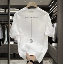 新款短袖T恤男夏季韩版潮流简约半袖上衣修身休闲潮牌体恤衫