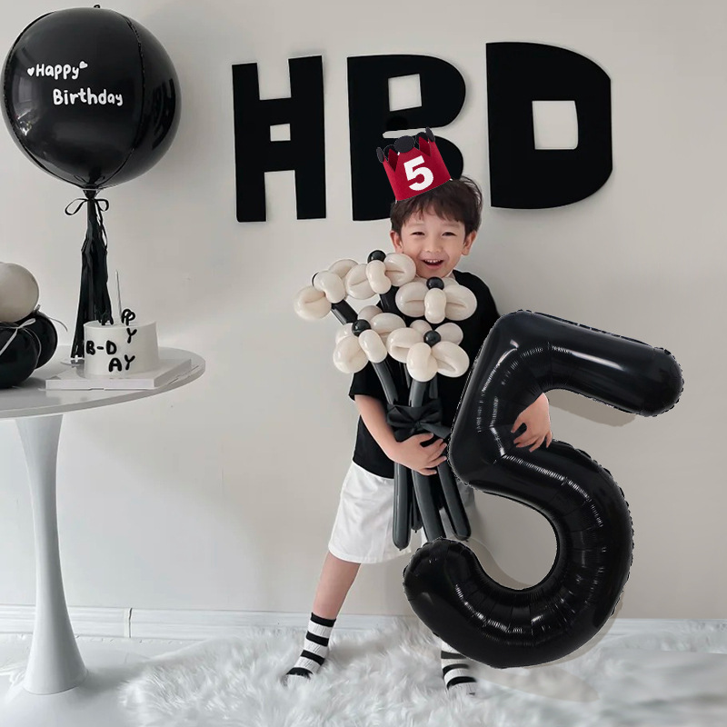3rd Birthday Party Decorations Scene Setup For Boys And Babies Creating A Joyful Atmosphere For Photos_voghion.com