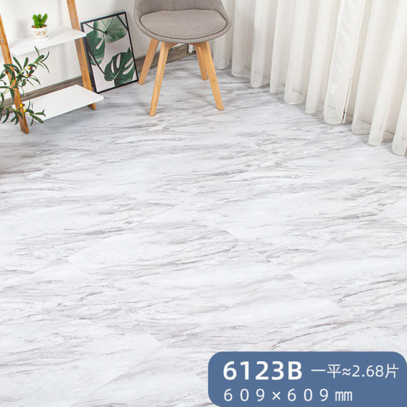 pegatinas autoadhesivas pegatinas de suelo PVC cuero grueso piedra plástico suelo a prueba de cemento 800x800 dormitorio baldosas de suelo de madera image 14