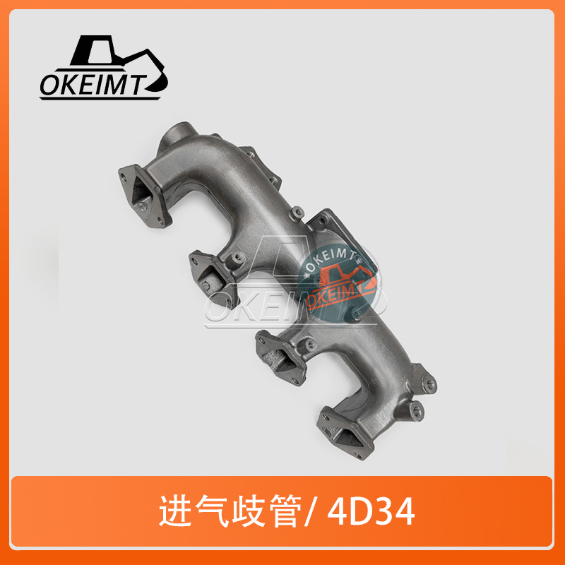 Colector de admisión 4d34 piezas del motor de la excavadora para el colector de admisión del motor Mitsubishi 4d34