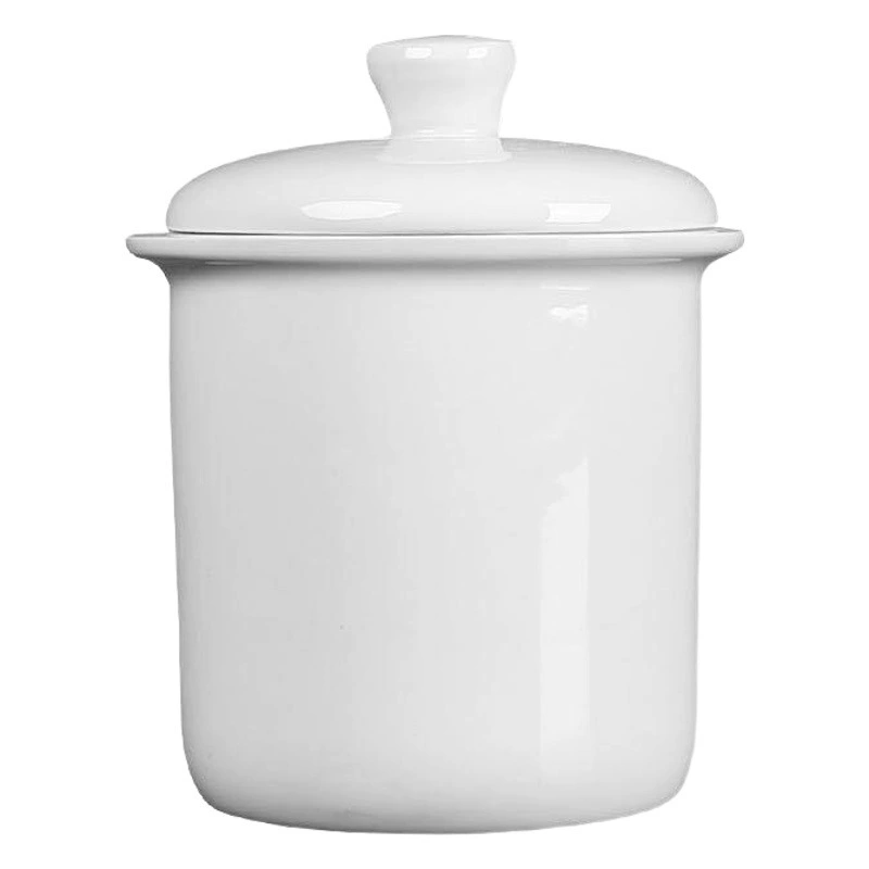 Чашка тушеное мясо с водой Sha County Бинауральный керамический с крышкой на вынос