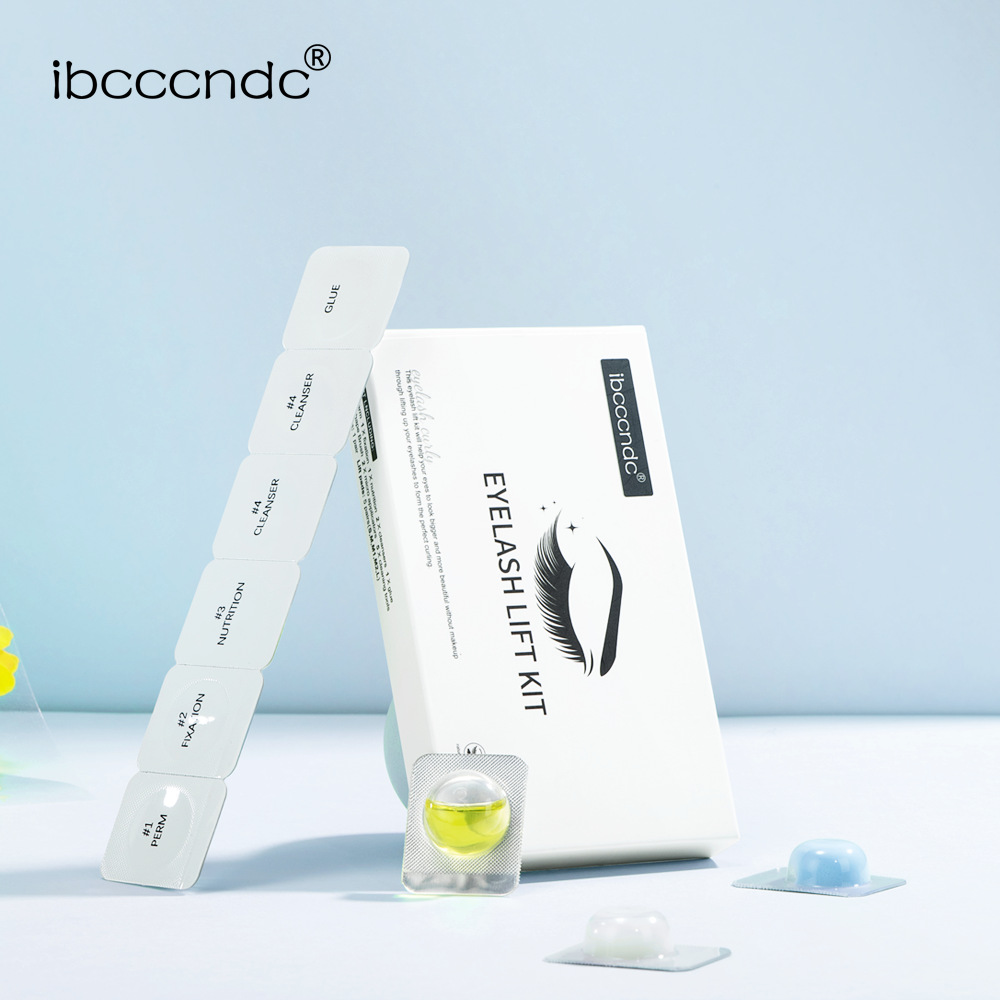 ibcccndc Eyelash perming set, disposable cold eyelash perming tool, simple eyelash perming and curling set undefined
