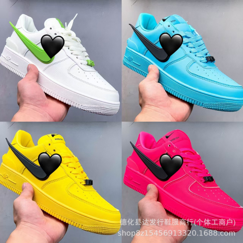 Air Force One Air Force 1 Low Simple and Versatile Low-Top Sneakers Non-Slip Wear-Resistant Casual Sports Shoes