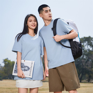 A special same size men and women casual short sleeve T-shirt solid color round neck comfortable running fitness sports top
