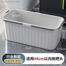 洗拖把桶长方形可折叠平板拖布桶单桶拖地水桶塑料方桶家用墩布桶