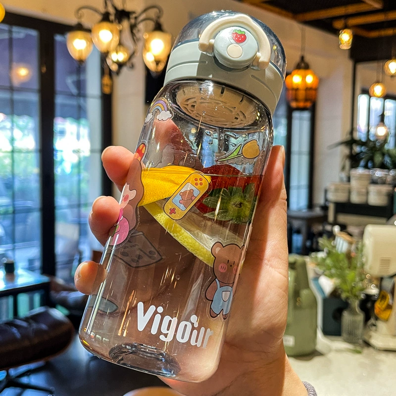 Xiaolongjie Tea Terminal японский стиль чашка Девушка милая ученический пластиковый стакан Дети мальчики портативный уличный водяной стакан