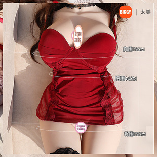 Biggy Is so Beautiful with Skeleton Half-Body Solid Doll Inverted Mold Male Adult Sex Products Masturbation Device Big Breasts