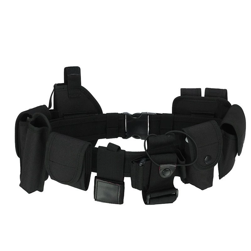 Tactics universal black nylon elastic sports travel waist belt