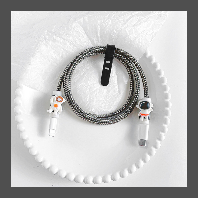 검은 곰 우주 비행사 보호 버클 (데이터 라인 세트)