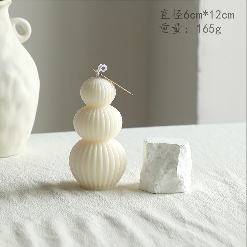 Nórdico simple viento blanco atmósfera sensación de guasa de aroma regalo de mano geometría decoración del hogar adornos transfronterizos