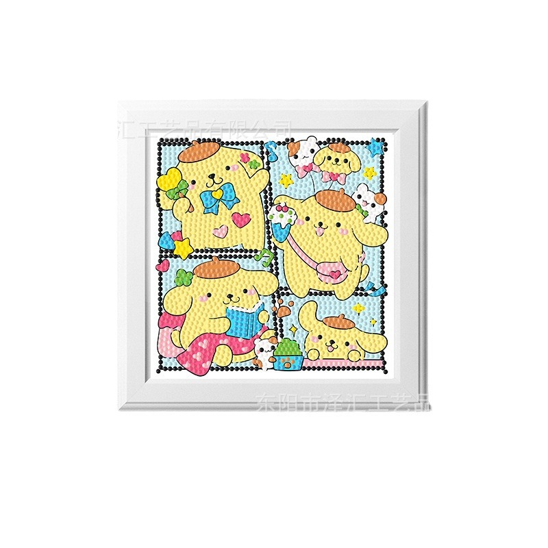 Nuevos niños 5d educativos rhinestone pintura hecha a mano DIY diamante pintura juguete creativo dibujos animados princesa serie image 7