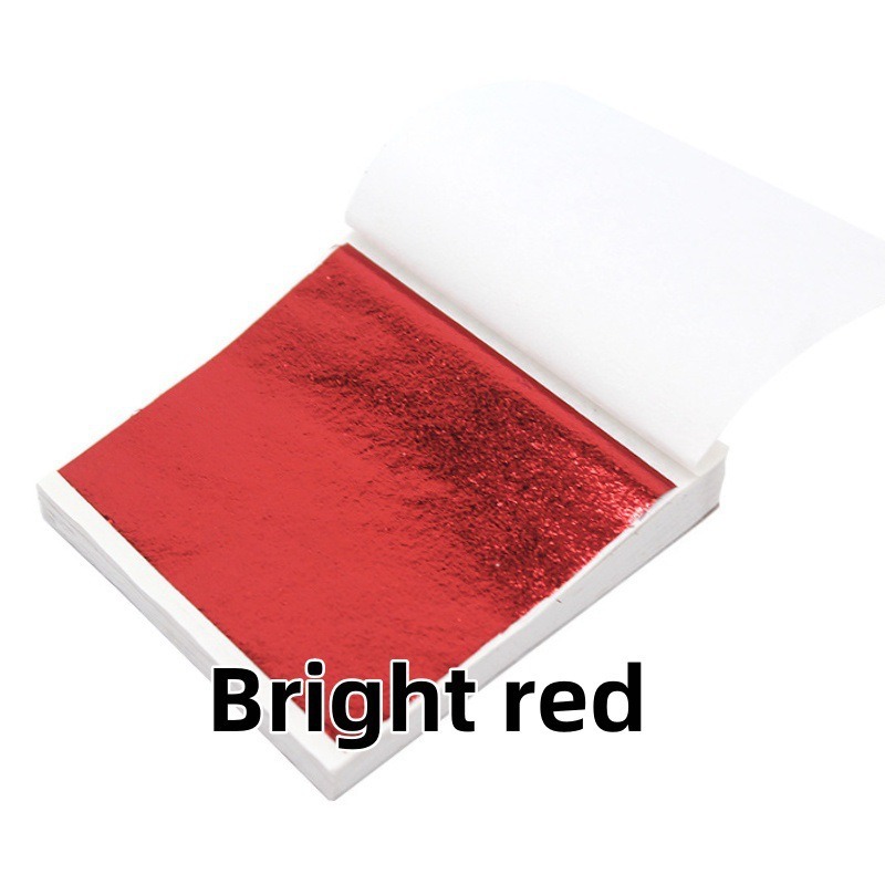 Papel de aluminio dorado de 9 cm, decoración de techo de aluminio dorado de 14 cm, estatua de Buda, arte de uñas con aluminio dorado, lodo de cristal, papel de aluminio plateado, aluminio de colores. image 19