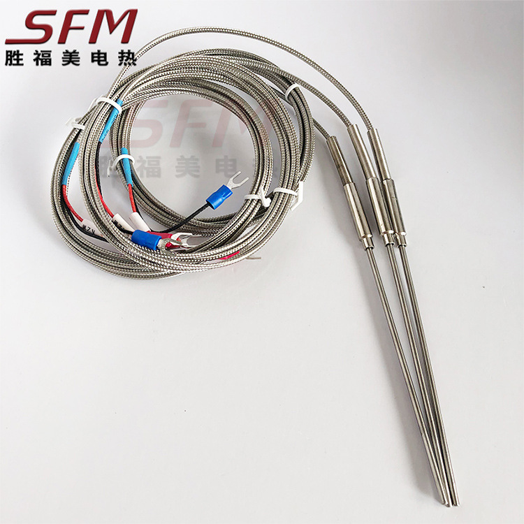 厂家直供电热偶高温探针式高温测温wrnk-191铠装热电偶探头可弯曲