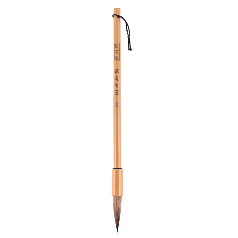 The manufacturer sells large, medium and small Chinese painting and brush brushes, professional grade wolf brush set, meticulous painting and calligraphy entry-level student pens