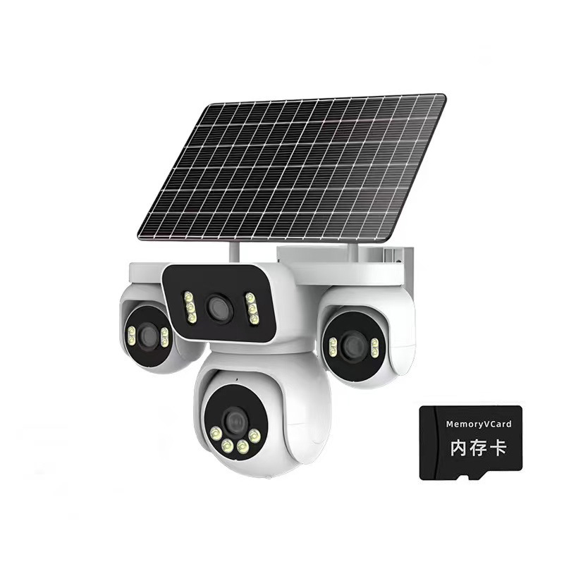 Solar AOV Quad Lens - Cámara 4G (sin recarga) + tarjeta de memoria