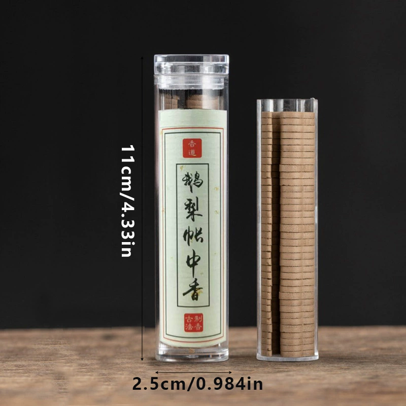 Xiaoxiangyun 42 шт. без клеящего порошка маленькая тарелка ароматная настоящая благовония — выдержанный полынь, индийский ладан, ляошаньское сандаловое дерево