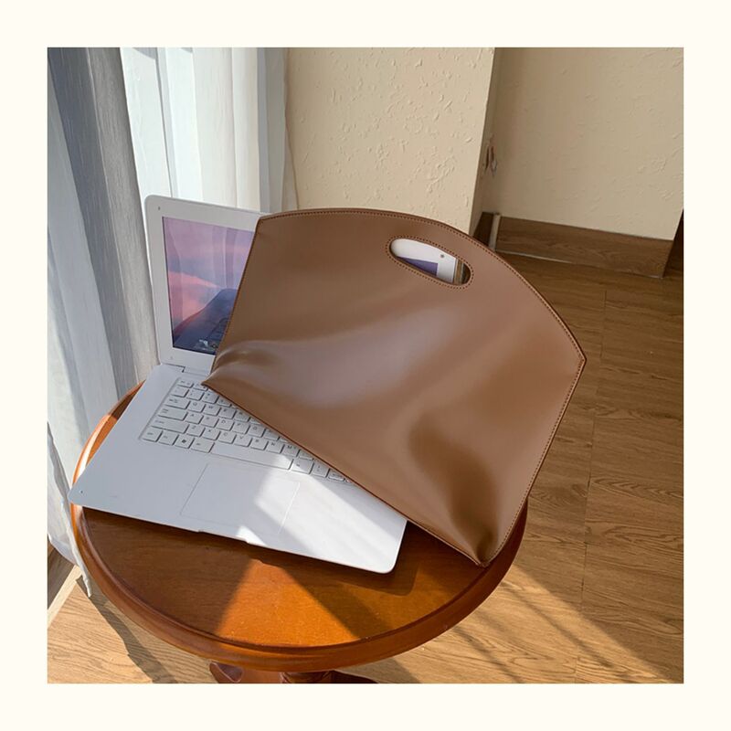 2025 High-End Korean Notebook Laptop Bag 13inch Elegant Handbag Office Work Clothing Briefcase for Women