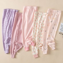 女童秋裤棉儿童秋裤女孩棉毛裤中童线裤大童睡裤春秋冬内穿