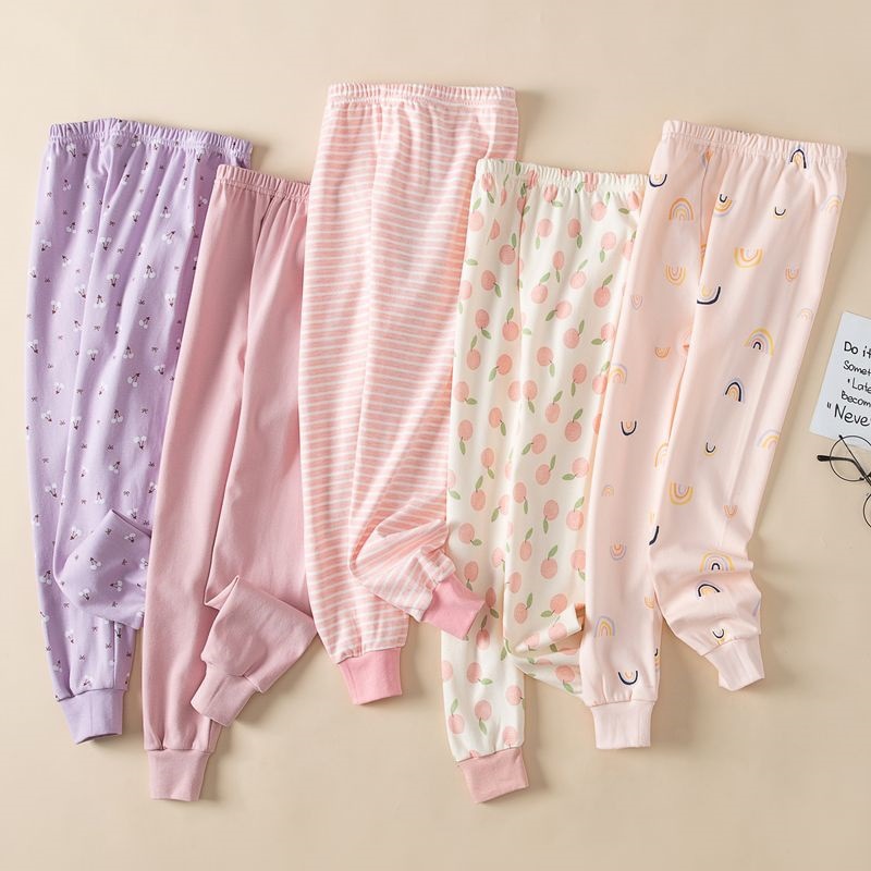 女童秋裤棉儿童秋裤女孩棉毛裤中童线裤大童睡裤春秋冬内穿