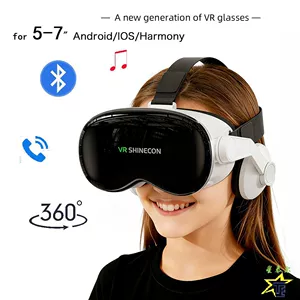 2026 новые очки VR VR SHINECON G18EB Bluetooth-гарнитура версия 3D шлем виртуальной реальности панорама
