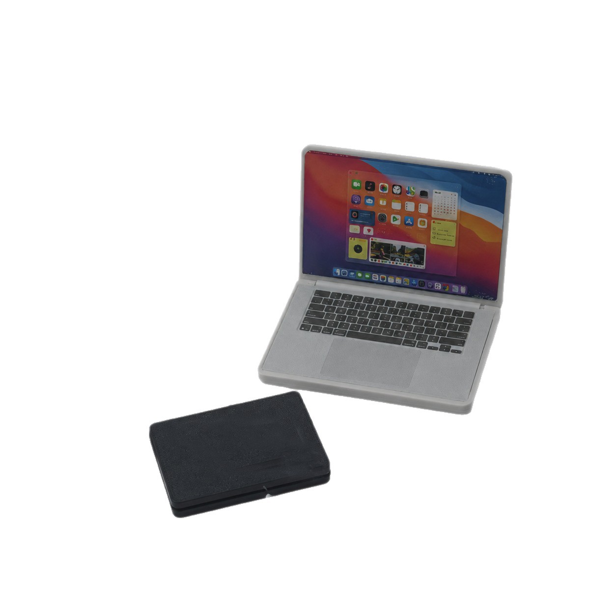 Modelo de Laptop en Miniatura 1/12 de PLA DIY para Casa de Muñecas y Utilería Fotográfica image 5