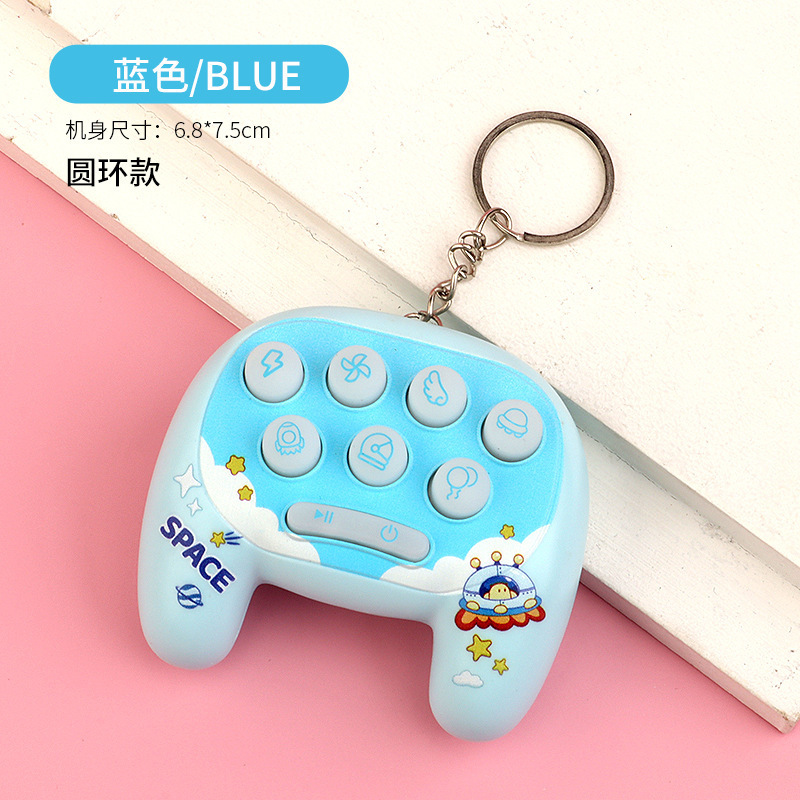 Handheld handle whack-a-mole [blue]