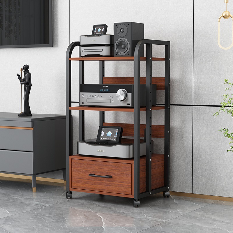 Amplifier Rack with Drawer, Amplifier Bracket, Audio Rack, Speaker Cabinet, Cabinet, Mixer, Karaoke Machine