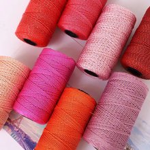 100G三股锦纶线合股线勾包线编勾帽子鞋子线汽车坐垫冰丝毛线批发