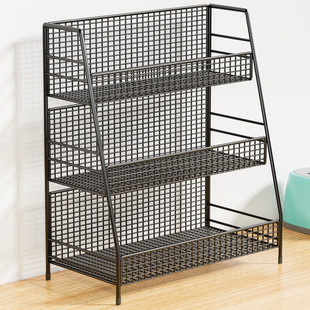 Desktop storage tablet tables on the table snacks living room water cup rack kitchen table top seasoning multi -layer cup storage rack