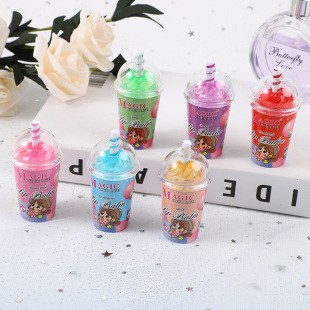 Cross-Border Popular Straw Cup 6-Color Lipstick Moisturizing and Diluting Lip Lines Color-Changing Lipstick Easy to Color Non-Fading Lip Glaze